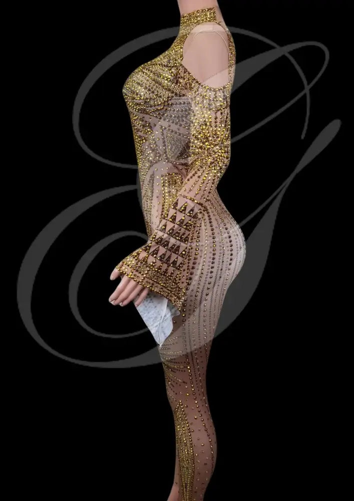 Party Jumpsuit: Vanessa - Inspired by Beyoncé - Gorgeous Festival Outfits - Glamstone