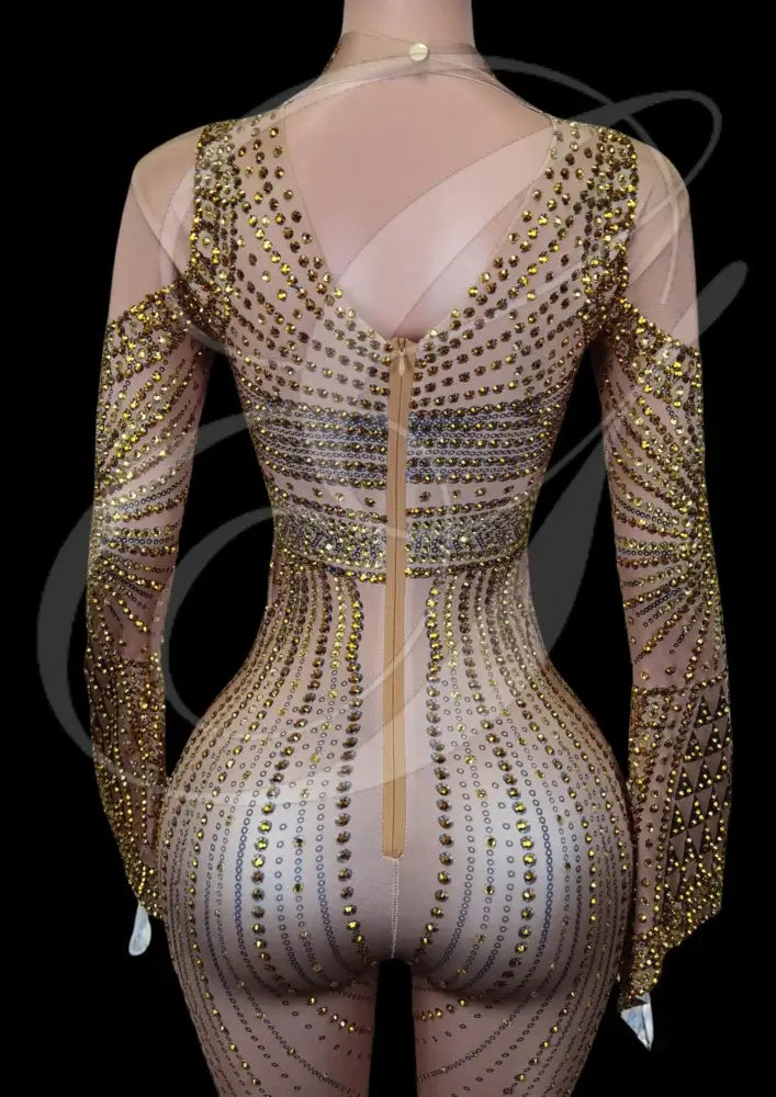 Party Jumpsuit: Vanessa - Inspired by Beyoncé - Gorgeous Festival Outfits - Glamstone