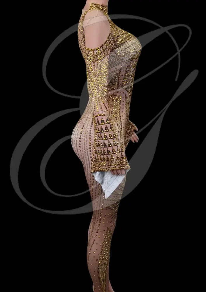 Party Jumpsuit: Vanessa - Inspired by Beyoncé - Gorgeous Festival Outfits - Glamstone