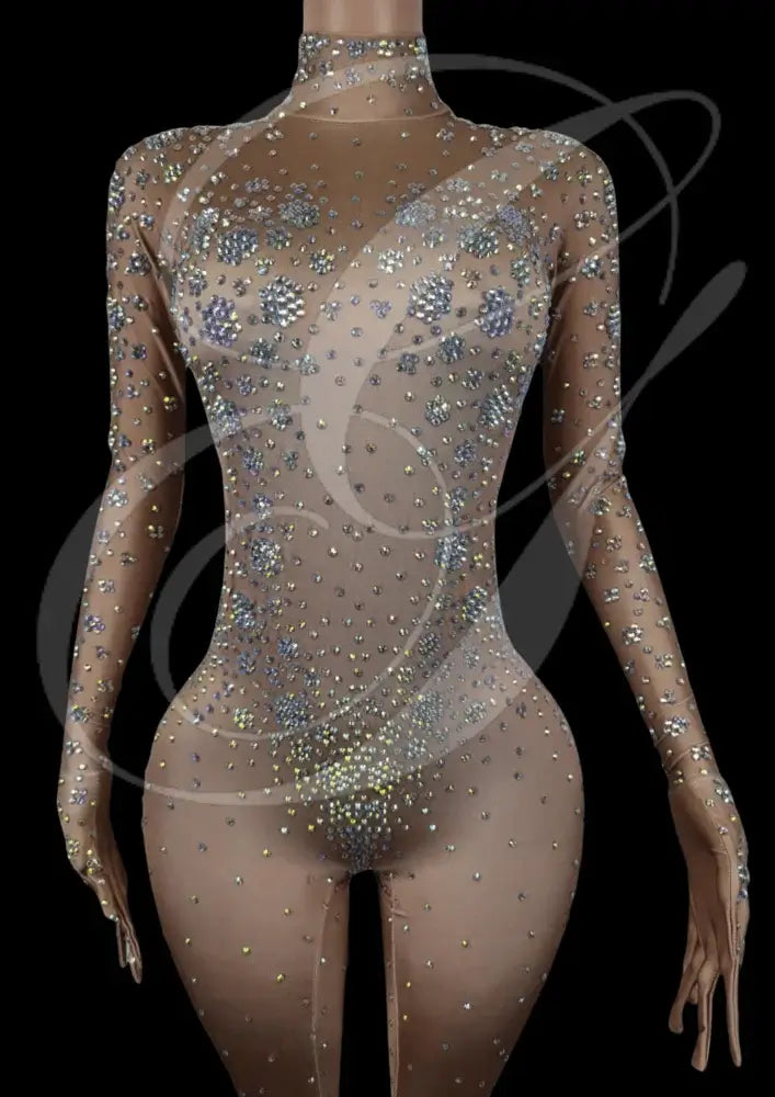 Party Jumpsuit: Aurora - Inspired by Jennifer Lopez - Gorgeous Festival Outfits - Glamstone