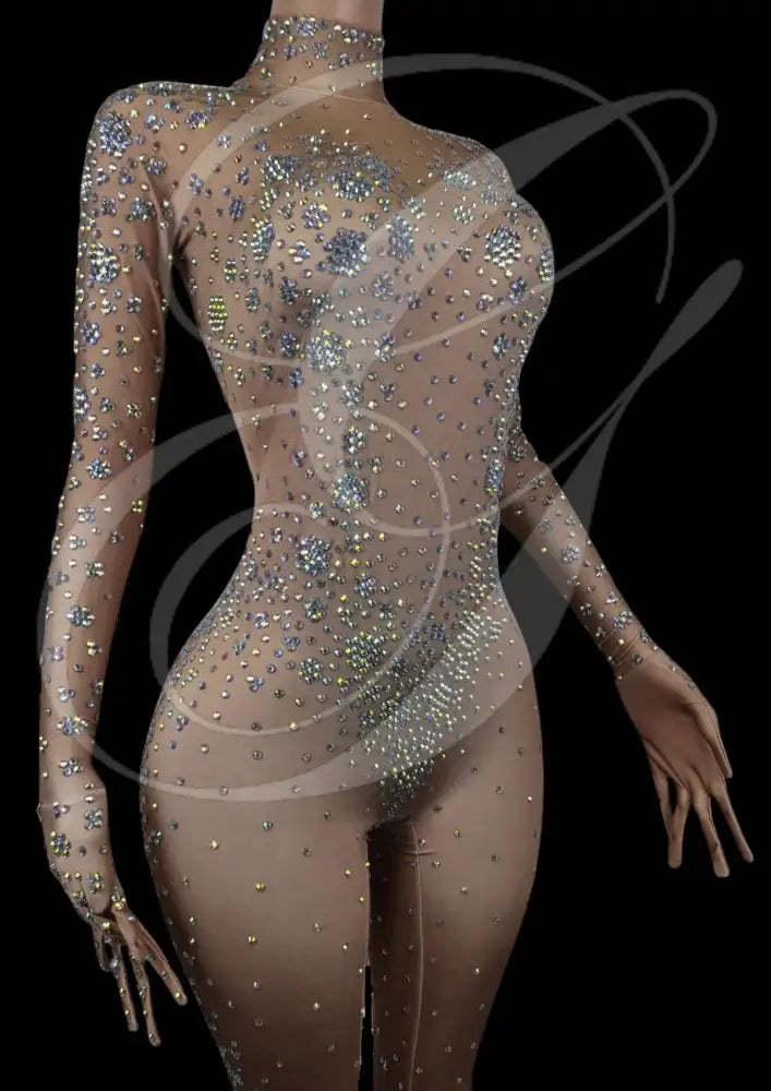 Party Jumpsuit: Aurora - Inspired by Jennifer Lopez - Gorgeous Festival Outfits - Glamstone