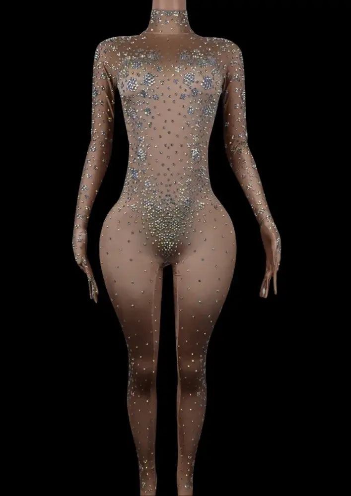Party Jumpsuit: Aurora - Inspired by Jennifer Lopez - Gorgeous Festival Outfits - Glamstone
