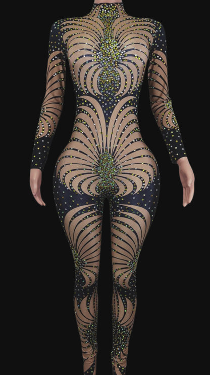 Party Jumpsuit: Marcella - Black