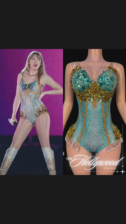 Party Romper: Topaz - Inspired by Taylor Swift