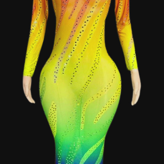Glamstone: Maxi Dress: Chroma